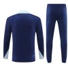 Frankreich Training Sweatshirts Quarter-zip 2024-25 Marine Für Kinder